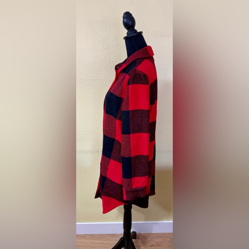Karen Hart Flannel Button Up Duster/Jacket View 2